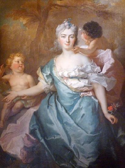  La marquise de la Tour Maubourg et ses deux filles